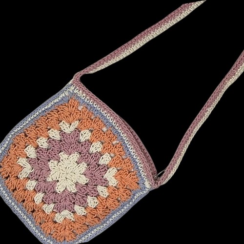 Handmade crochet cotton tote - handmade,